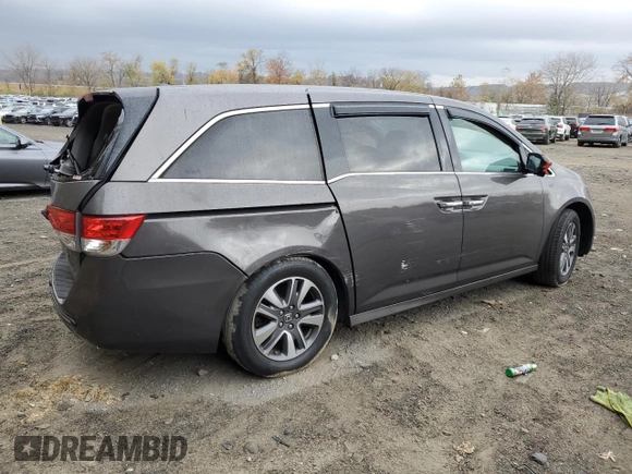 2017 Honda Odyssey Touring с VIN 5FNRL5H99HB013695, выставлен на аукционе Copart как лот 77975504 с пробегом 73 755 миль миль и Списание • Salvage title. История ставок и продаж доступна на DreamBid. Изображение 3.