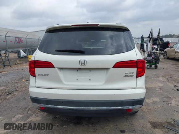 2017 Honda Pilot Elite with VIN 5FNYF6H04HB042192, listed as a IAAI auction lot 41780875 with 158,491 mi miles and . Bid and sale history available at DreamBid. Image 16.