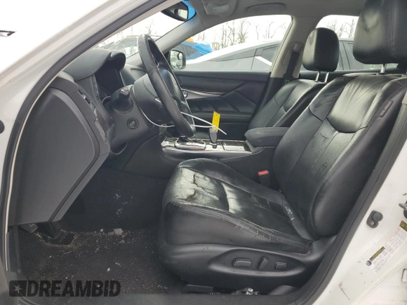 2015 Infiniti Q70 z VIN JN1BY1AR7FM560994, wystawiony jako Copart lot #86988034 z przebiegiem 92 028 mil mil oraz Szkoda całkowita • Salvage title. Historia ofert i sprzedaży dostępna na DreamBid. Obrazek 7.