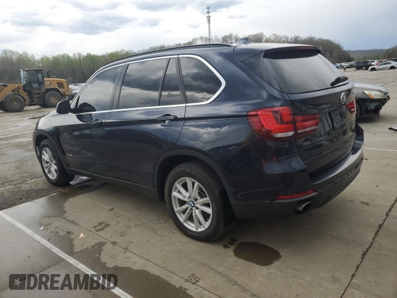 2015 BMW X5 xDrive35i with VIN 5UXKR0C58F0K64841, listed as a Copart auction lot 52716185 with 154,114 mi miles and Clean Title. Bid and sale history available at carsss.com. Image 2.