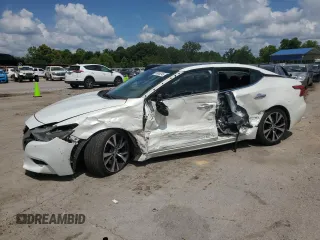2017 Nissan Maxima SL with VIN 1N4AA6AP1HC420463, listed as a Copart auction lot 59886245 with 75,585 mi miles and Salvage title. Bid and sale history available at DreamBid. Image 1.