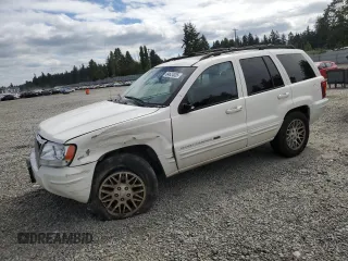 2004 Jeep Grand Cherokee Limited with VIN 1J4GW58N14C208543, listed as a Copart auction lot 64624035 with 144,362 mi miles and Salvage title. Bid and sale history available at DreamBid. Image 1.