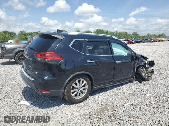 2017 Nissan Rogue SV z VIN KNMAT2MT6HP501456, wystawiony jako Copart lot #55625395 z przebiegiem Nie podano mil oraz Szkoda całkowita • Salvage title. Historia ofert i sprzedaży dostępna na DreamBid. Obrazek 3.