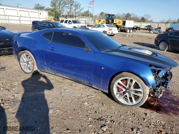 2022 Chevrolet Camaro 1SS with VIN 1G1FF1R78N0104816, listed as a Copart auction lot 47621235 with 24,886 mi miles and Salvage Title. Bid and sale history available at carsss.com. Image 4.
