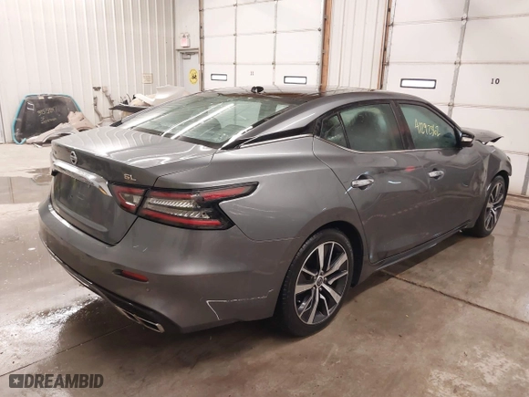 2020 Nissan Maxima SL with VIN 1N4AA6DV2LC377576, listed as a IAAI auction lot 41292362 with 79,921 mi miles. Bid and sale history available at carsss.com. Image 4.