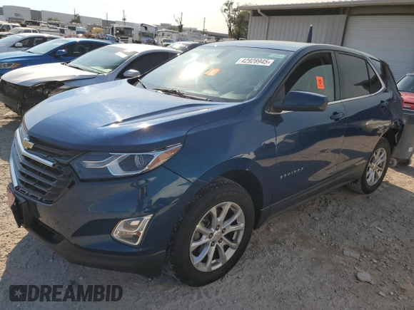 2019 Chevrolet Equinox LT with VIN 2GNAXKEV4K6263013, listed as a Copart auction lot 42928945 with 157,740 mi miles and Non Repairable. Bid and sale history available at DreamBid. Image 1.