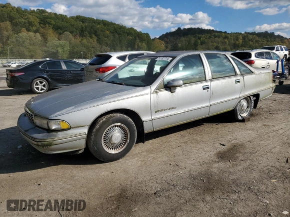 1992 Chevrolet Caprice z VIN 1G1BN53E5NW117035, wystawiony jako Copart lot #74152744 z przebiegiem 88 812 mil mil oraz Czysty tytuł • Clean title. Historia ofert i sprzedaży dostępna na DreamBid. Obrazek 1.