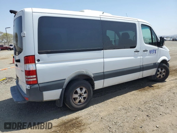 2017 Mercedes-Benz Sprinter with VIN WDZPE7CD7HP534574, listed as a Copart auction lot 52471474 with Not Provided miles and Salvage Title. Bid and sale history available at DreamBid. Image 3.