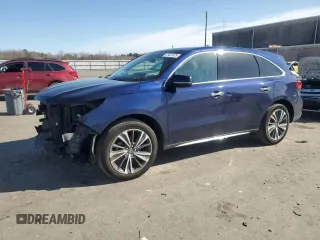 2019 Acura MDX w/Technology Pkg with VIN 5J8YD4H52KL033552, listed as a Copart auction lot 47421075 with 57,387 mi miles and Salvage Title. Bid and sale history available at carsss.com. Image 1.