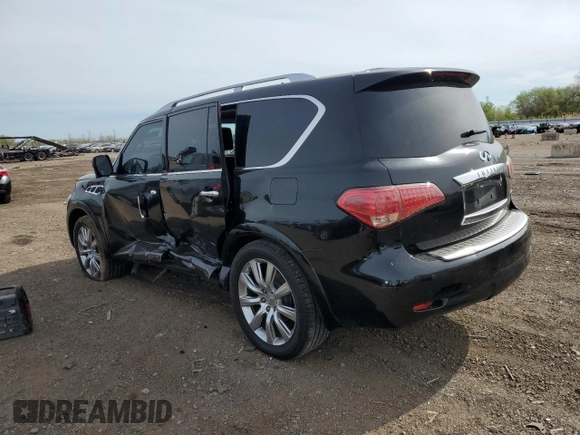 2012 Infiniti QX56 8-passenger с VIN JN8AZ2NC5C9316250, выставлен на аукционе Copart как лот 54693455 с пробегом 123 403 миль миль и Списание • Salvage title. История ставок и продаж доступна на DreamBid. Изображение 2.
