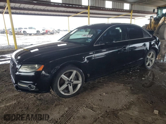 2012 Audi A4 2.0T Premium with VIN WAUAFAFL6CA118849, listed as a Copart auction lot 46673215 with 163,226 mi miles and Salvage Title. Bid and sale history available at carsss.com. Image 1.