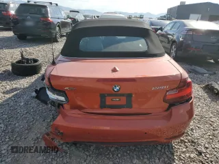 2015 BMW 2 Series 228i xDrive with VIN WBA1K7C50FV235022, listed as a Copart auction lot 70205714 with Not Provided miles and Salvage Title. Bid and sale history available at DreamBid. Image 6.