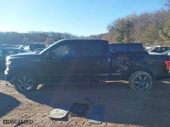 2017 Ford F-150 XL with VIN 1FTFW1EF9HFB56087, listed as a IAAI auction lot 41645257 with 165,578 mi miles. Bid and sale history available at carsss.com. Image 14.