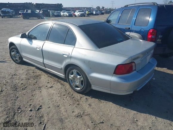 2002 Mitsubishi Galant ES with VIN 4A3AA46G02E150111, listed as a IAAI auction lot 41530402 with 1 miles. Bid and sale history available at carsss.com. Image 3.