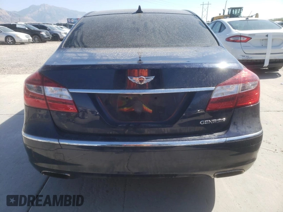 2013 Hyundai Genesis 3.8L with VIN KMHGC4DD3DU213349, listed as a Copart auction lot 70034874 with 114,648 mi miles and Salvage Title. Bid and sale history available at carsss.com. Image 6.