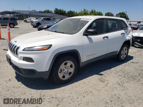 2016 Jeep Cherokee Sport z VIN 1C4PJMAB7GW269834, wystawiony jako Copart lot #63097645 z przebiegiem 30 703 mil mil oraz Szkoda całkowita • Salvage title. Historia ofert i sprzedaży dostępna na DreamBid. Obrazek 1.