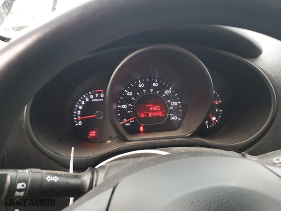 2017 Kia Soul with VIN KNDJN2A23H7450309, listed as a Copart auction lot 43275105 with 104,440 mi miles and Salvage Title. Bid and sale history available at carsss.com. Image 9.