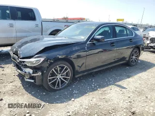 2020 BMW 3 Series 330i xDrive with VIN 3MW5R7J02L8B06525, listed as a Copart auction lot 53407385 with Not provided miles and Salvage title. Bid and sale history available at DreamBid. Image 1.