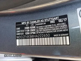 2017 Mercedes-Benz E-Class E 300 Luxury with VIN WDDZF4KB8HA222650, listed as a Copart auction lot 64620482 with 111,984 mi miles. Bid and sale history available at carsss.com. Image 10.
