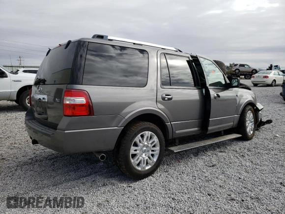 2012 Ford Expedition Limited with VIN 1FMJU2A57CEF64875, listed as a Copart auction lot 47412055 with Not provided miles and Salvage title. Bid and sale history available at DreamBid. Image 3.