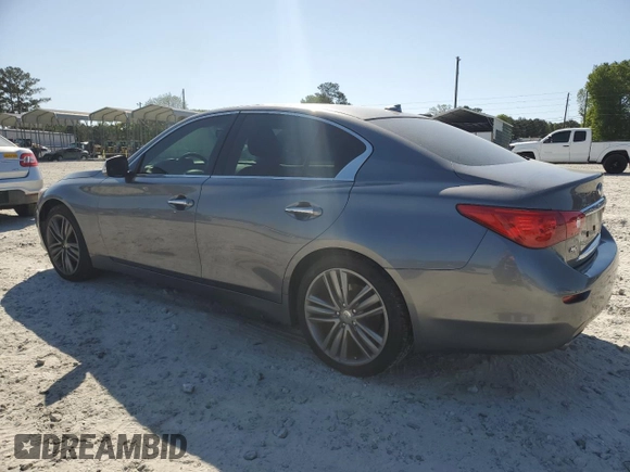 2014 Infiniti Q50 Sport with VIN JN1BV7AR4EM680570, listed as a Copart auction lot 52192845 with 149,060 mi miles and Salvage Title. Bid and sale history available at carsss.com. Image 2.