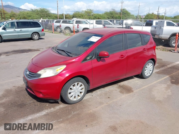 2014 Nissan Note SV with VIN 3N1CE2CP2EL394424, listed as a IAAI auction lot 41370421 with 102,988 mi miles and . Bid and sale history available at DreamBid. Image 2.