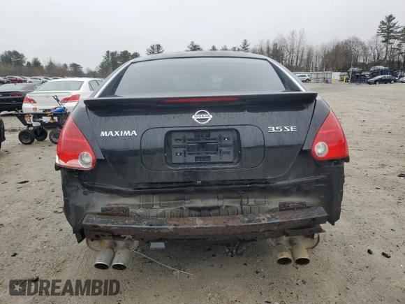 2008 Nissan Maxima 3.5 SL with VIN 1N4BA41E28C810107, listed as a Copart auction lot 48805005 with 169,382 mi miles and Clean Title. Bid and sale history available at carsss.com. Image 6.