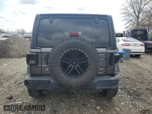2018 Jeep Wrangler Unlimited Sport с VIN 1C4HJXDG2JW203017, выставлен на аукционе Copart как лот 51580585 с пробегом 84 377 миль миль и Списание • Salvage title. История ставок и продаж доступна на DreamBid. Изображение 6.