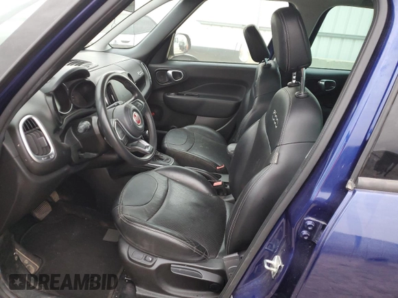 2018 FIAT 500L Trekking with VIN ZFBCFADH9JZ041163, listed as a Copart auction lot 80612384 with 108,385 mi miles and Salvage Title. Bid and sale history available at carsss.com. Image 7.