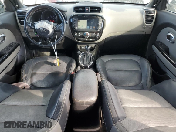 2015 Kia Soul + with VIN KNDJP3A54F7188601, listed as a Copart auction lot 43774875 with 109,913 mi miles and Salvage Title. Bid and sale history available at DreamBid. Image 8.