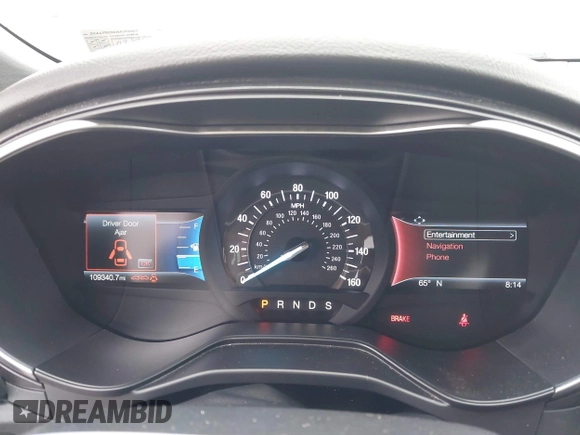 2019 Ford Fusion Titanium with VIN 3FA6P0D92KR125864, listed as a IAAI auction lot 42425422 with 109,340 mi miles and . Bid and sale history available at DreamBid. Image 7.