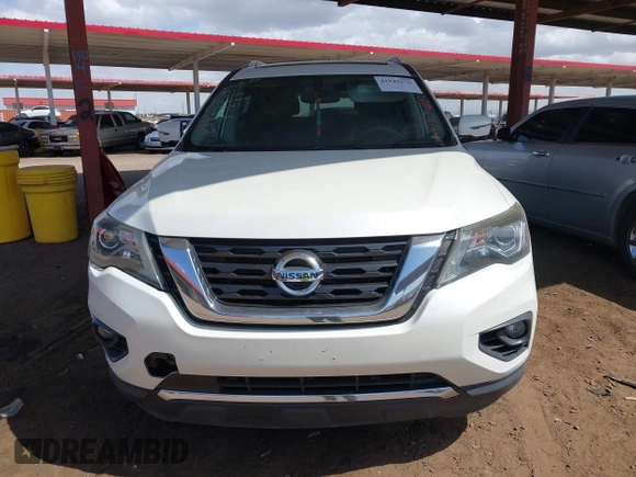 2018 Nissan Pathfinder SL with VIN 5N1DR2MM4JC617154, listed as a IAAI auction lot 41949176 with 47,955 mi miles. Bid and sale history available at carsss.com. Image 12.