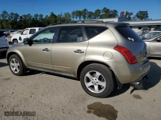 2005 Nissan Murano S with VIN JN8AZ08W95W427172, listed as a Copart auction lot 76733054 with 51,053 mi miles and Clean Title. Bid and sale history available at carsss.com. Image 2.