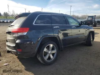 2014 Jeep Grand Cherokee Overland with VIN 1C4RJFCG8EC437489, listed as a Copart auction lot 41781595 with 174,862 mi miles and Salvage Title. Bid and sale history available at carsss.com. Image 3.