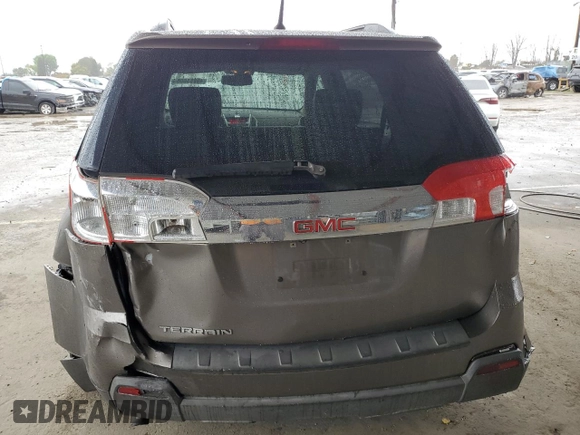 2010 GMC Terrain SLT-1 with VIN 2CTALFEW9A6285547, listed as a Copart auction lot 49255605 with 170,963 mi miles and Salvage Title. Bid and sale history available at carsss.com. Image 6.