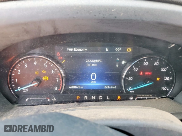 2022 Ford Explorer XLT z VIN 1FMSK7DH8NGC30777, wystawiony jako Copart lot #60958195 z przebiegiem 47 804 mil mil oraz Szkoda całkowita • Salvage title. Historia ofert i sprzedaży dostępna na DreamBid. Obrazek 9.
