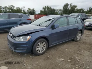 2016 Volkswagen Golf SportWagen TSI S with VIN 3VWC17AU5GM509560, listed as a Copart auction lot 73303294 with 82,736 mi miles and Salvage Title. Bid and sale history available at carsss.com. Image 1.