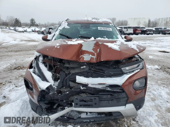 2021 Chevrolet TrailBlazer LT with VIN KL79MRSL2MB097054, listed as a Copart auction lot 44782874 with 18,116 mi miles and . Bid and sale history available at DreamBid. Image 5.