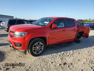 2020 Chevrolet Colorado 2WD Work Truck with VIN 1GCGSBEA2L1207834, listed as a Copart auction lot 52143015 with 46,868 mi miles and Salvage Title. Bid and sale history available at carsss.com. Image 1.