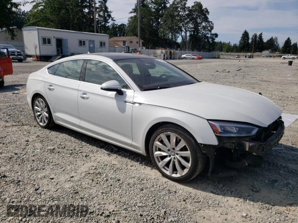 2018 Audi A5 Sportback Premium Plus with VIN WAUBNCF53JA049877, listed as a Copart auction lot 55331623 with 108,381 mi miles. Bid and sale history available at carsss.com. Image 4.