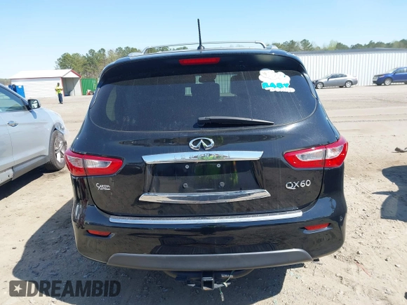 2014 Infiniti QX60 with VIN 5N1AL0MMXEC529207, listed as a IAAI auction lot 41870995 with 111,417 mi miles and . Bid and sale history available at DreamBid. Image 16.