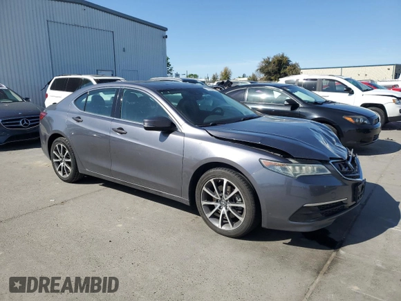 2017 Acura TLX V6 w/Technology Pkg with VIN 19UUB2F5XHA006342, listed as a Copart auction lot 51858815 with 76,897 mi miles and Salvage Title. Bid and sale history available at carsss.com. Image 4.