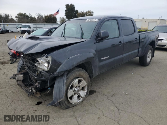 2005 Toyota Tacoma PreRunner with VIN 5TEKU72N05Z013644, listed as a Copart auction lot 45429775 with 254,291 mi miles and Salvage Title. Bid and sale history available at carsss.com. Image 1.