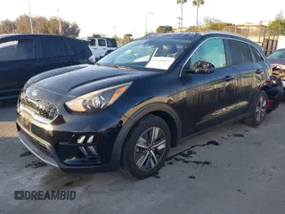 2021 Kia Niro LX with VIN KNDCB3LC3M5464553, listed as a IAAI auction lot 41100627 with 124,353 mi miles. Bid and sale history available at carsss.com. Image 2.