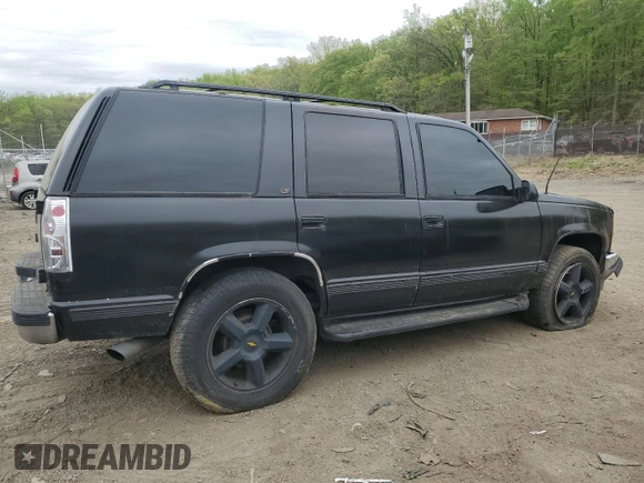 1999 Chevrolet Tahoe Z71 z VIN 1GNEK13R6XJ443409, wystawiony jako Copart lot #53613625 z przebiegiem 188 790 mil mil oraz Szkoda całkowita • Salvage title. Historia ofert i sprzedaży dostępna na DreamBid. Obrazek 3.