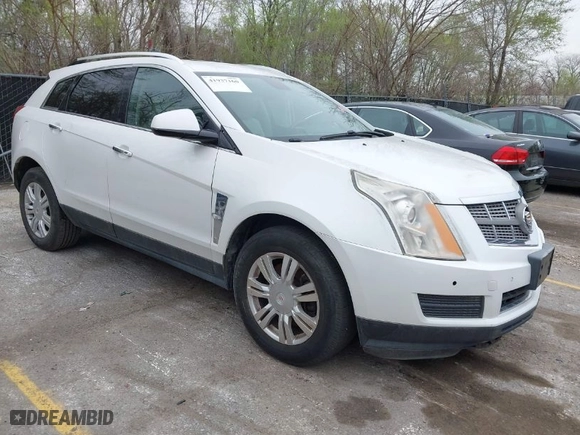 2010 Cadillac SRX Luxury Collection with VIN 3GYFNAEY9AS594592, listed as a IAAI auction lot 41937160 with 192,439 mi miles. Bid and sale history available at carsss.com. Image 1.