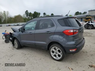 2021 Ford EcoSport SE z VIN MAJ6S3GL1MC400164, wystawiony jako Copart lot #55053875 z przebiegiem 32 498 mil mil oraz Szkoda całkowita • Salvage title. Historia ofert i sprzedaży dostępna na DreamBid. Obrazek 2.