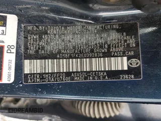 2014 Toyota Camry L with VIN 4T1BF1FK2EU392836, listed as a Copart auction lot 50820025 with 131,313 mi miles and Salvage Title. Bid and sale history available at DreamBid. Image 12.