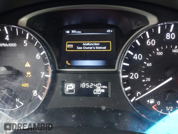 2013 Nissan Altima SV with VIN 1N4BL3AP4DC922343, listed as a IAAI auction lot 41746608 with 185,240 mi miles and . Bid and sale history available at DreamBid. Image 15.