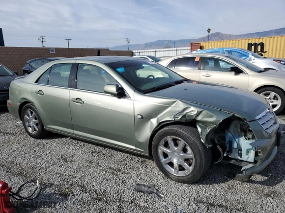 2005 Cadillac STS with VIN 1G6DC67A350122632, listed as a Copart auction lot 43354325 with 80,693 mi miles and Salvage Title. Bid and sale history available at carsss.com. Image 4.